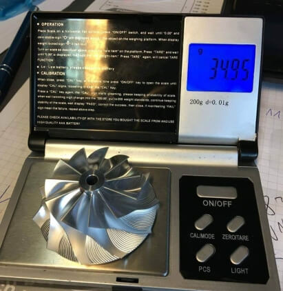 Turbo upgrade turbina alezata si upgradata cu paleti de aluminiu MFS